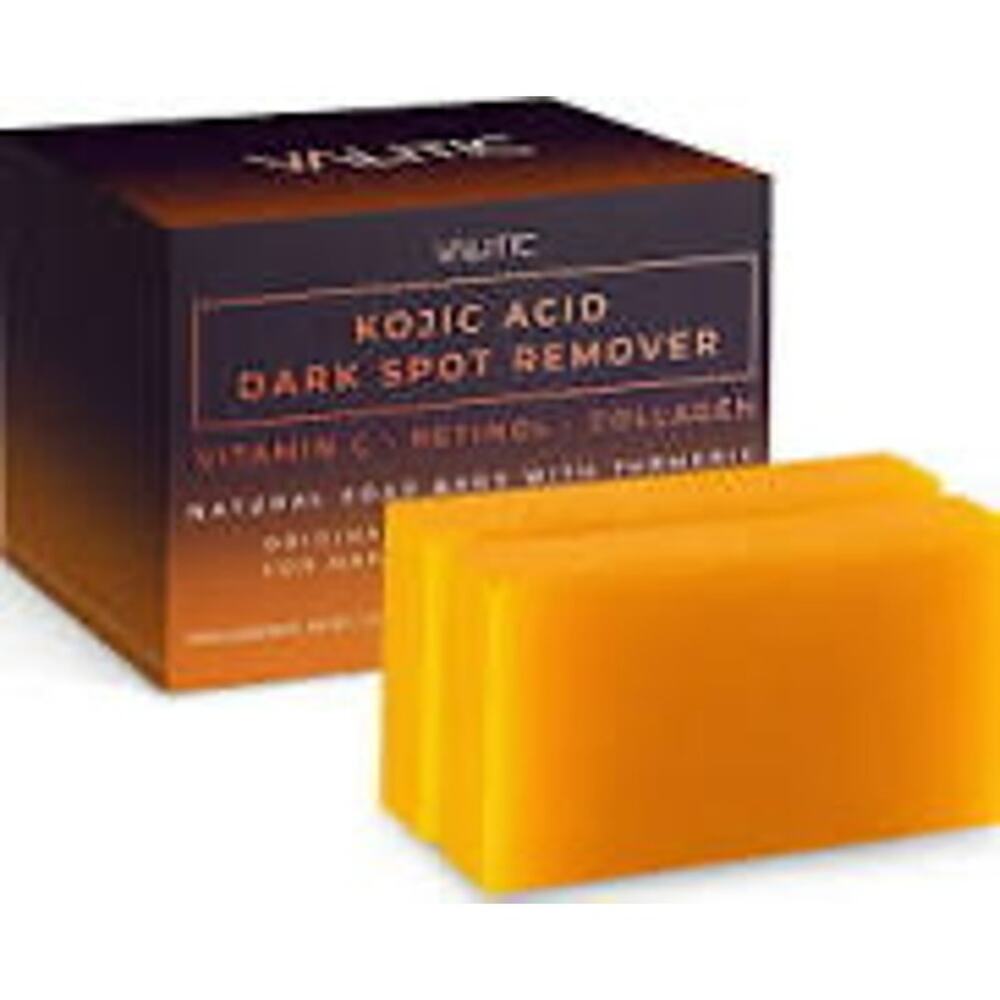 NEW Valitic Kojic Acid Dark Spot Remover Soap Vitamin C Retinol Turmeric 2 Bars